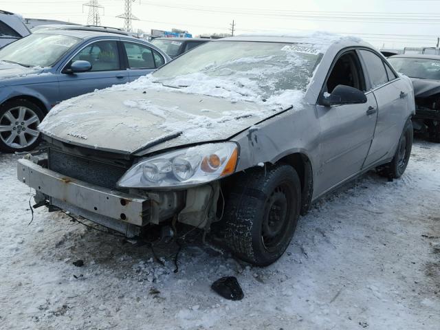 1G2ZF58B074124396 - 2007 PONTIAC G6 VALUE L SILVER photo 2