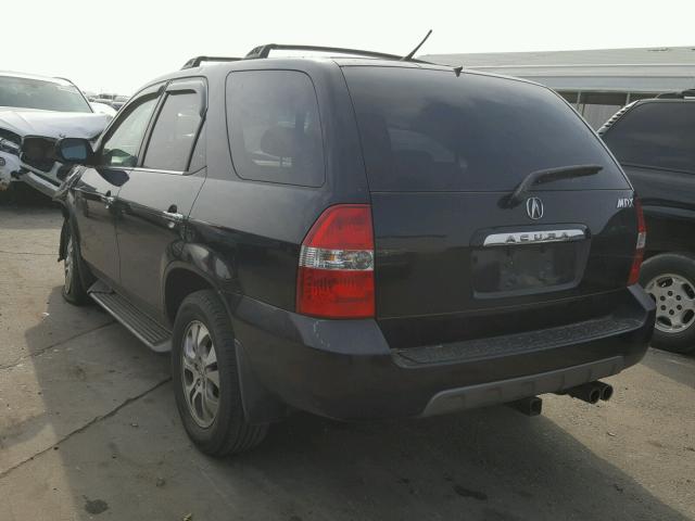 2HNYD18201H503263 - 2001 ACURA MDX BLACK photo 3