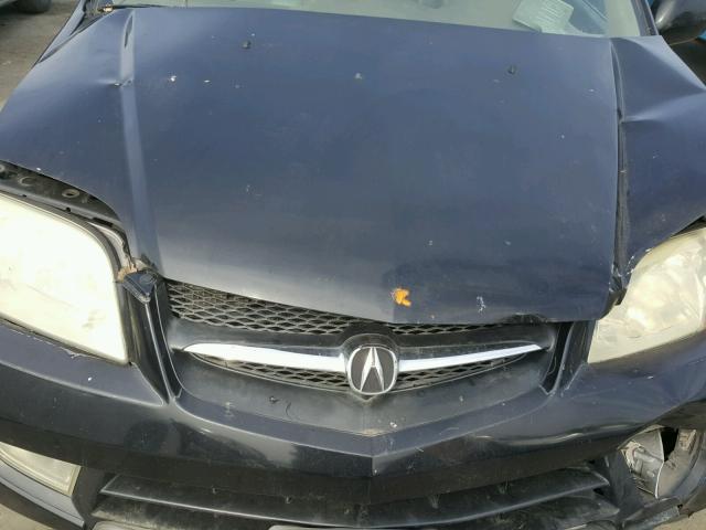 2HNYD18201H503263 - 2001 ACURA MDX BLACK photo 7