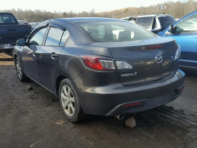 JM1BL1SF7A1277070 - 2010 MAZDA 3 I GRAY photo 3