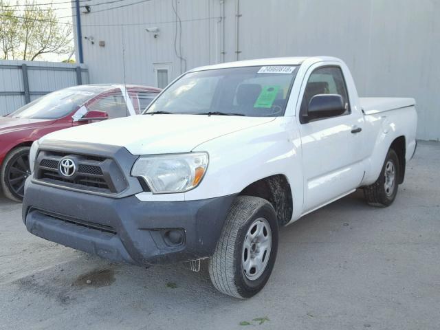 5TFNX4CN8DX023636 - 2013 TOYOTA TACOMA WHITE photo 2