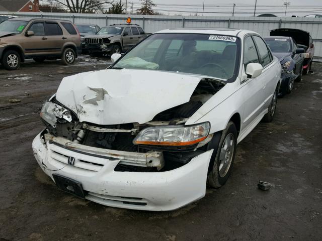 1HGCG16562A021287 - 2002 HONDA ACCORD EX WHITE photo 2