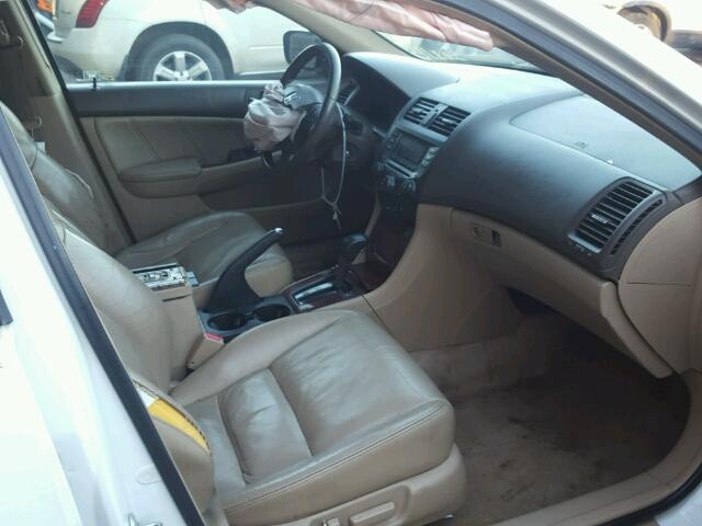 1HGCM66536A021999 - 2006 HONDA ACCORD EX WHITE photo 5