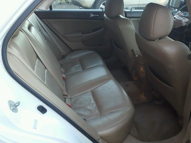 1HGCM66536A021999 - 2006 HONDA ACCORD EX WHITE photo 6