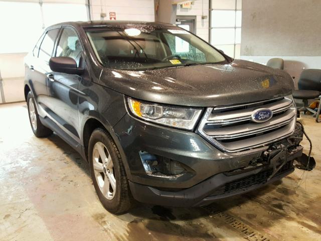 2FMTK4G82FBB39446 - 2015 FORD EDGE SE BLACK photo 1