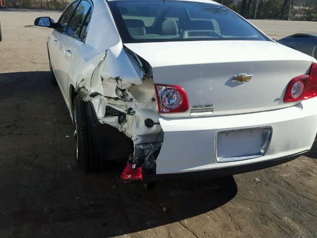 1G1ZH57B584194414 - 2008 CHEVROLET MALIBU 1LT WHITE photo 9