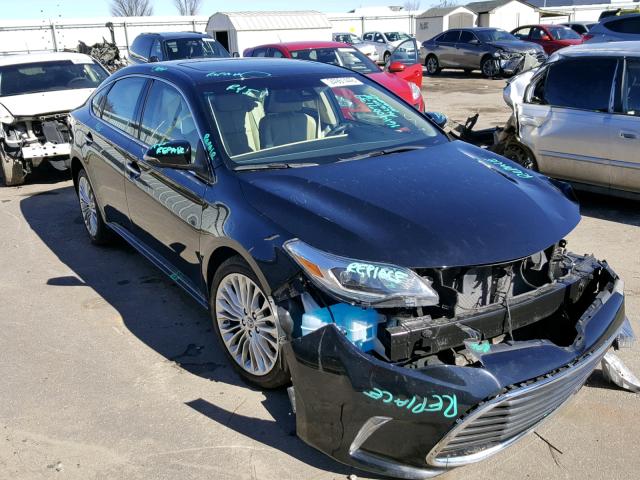 4T1BK1EB4GU197319 - 2016 TOYOTA AVALON XLE BLACK photo 1