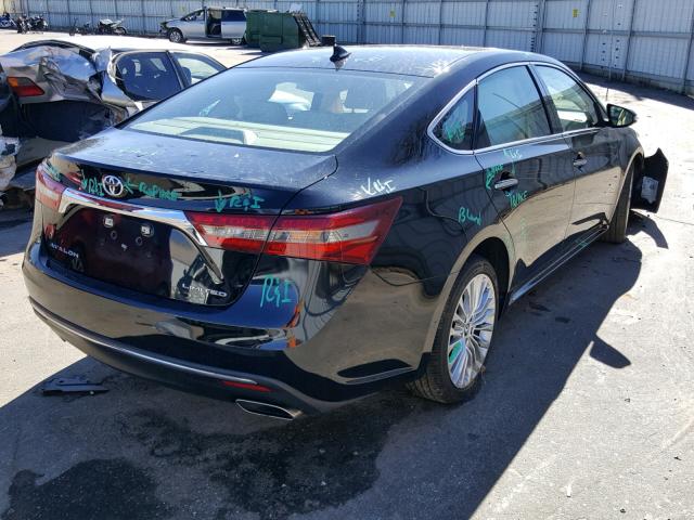 4T1BK1EB4GU197319 - 2016 TOYOTA AVALON XLE BLACK photo 4