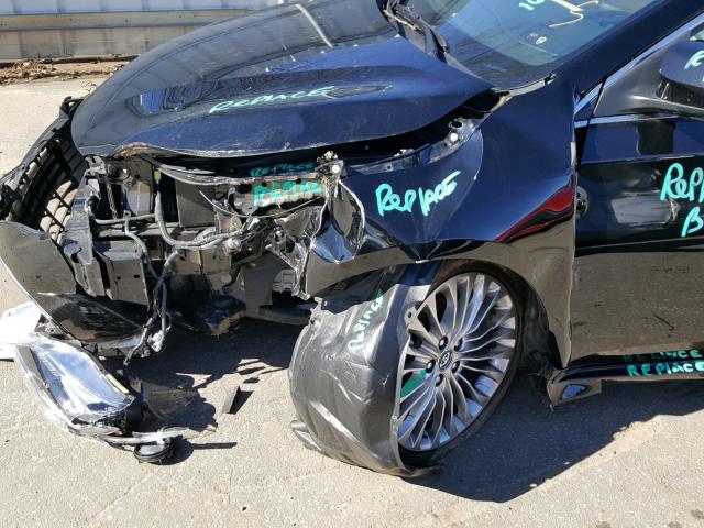 4T1BK1EB4GU197319 - 2016 TOYOTA AVALON XLE BLACK photo 9