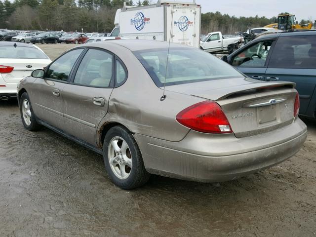 1FAFP55S02A112538 - 2002 FORD TAURUS SES GOLD photo 3