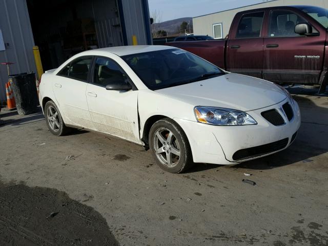 1G2ZG58N774230805 - 2007 PONTIAC G6 BASE WHITE photo 1