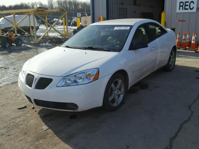 1G2ZG58N774230805 - 2007 PONTIAC G6 BASE WHITE photo 2