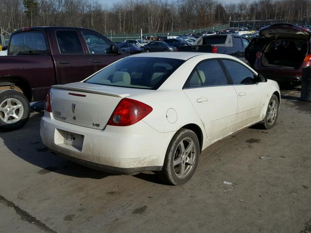 1G2ZG58N774230805 - 2007 PONTIAC G6 BASE WHITE photo 4