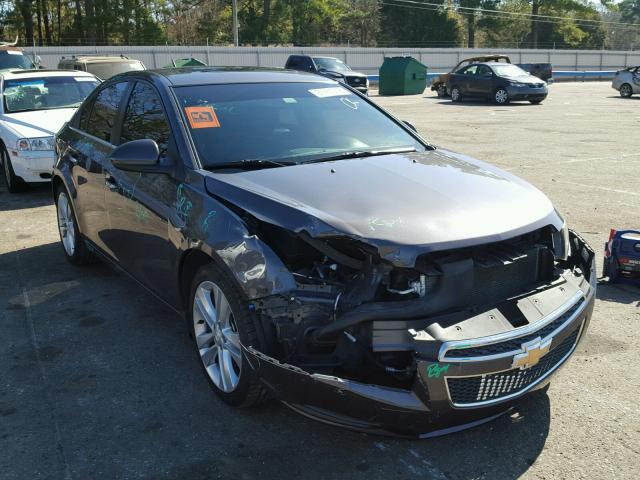 1G1PH5S92B7184988 - 2011 CHEVROLET CRUZE LTZ GRAY photo 1