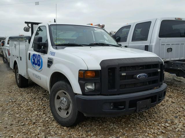 1FDNF20568ED26357 - 2008 FORD F250 SUPER WHITE photo 1