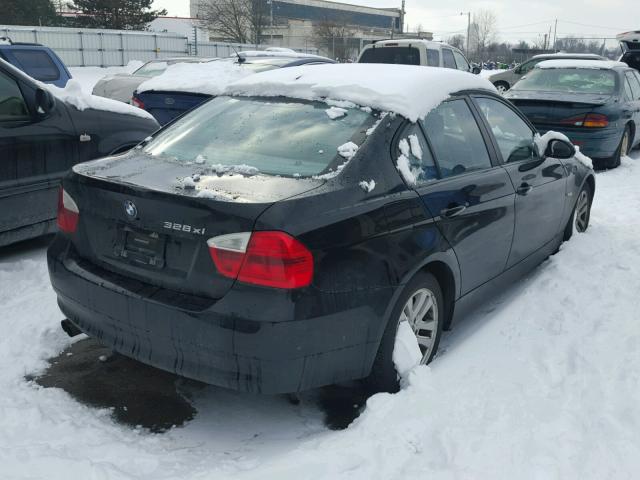 WBAVC93537KX59892 - 2007 BMW 328 XI BLACK photo 4