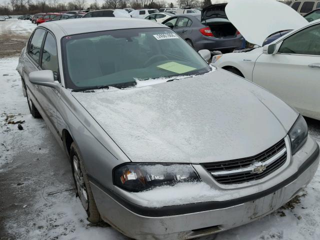 2G1WF52E859311809 - 2005 CHEVROLET IMPALA SILVER photo 1