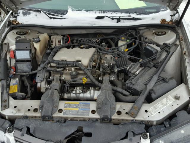 2G1WF52E859311809 - 2005 CHEVROLET IMPALA SILVER photo 7