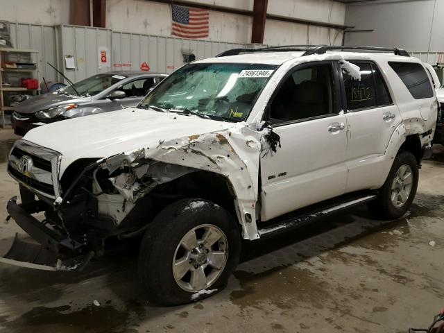 JTEBU14R870119741 - 2007 TOYOTA 4RUNNER SR WHITE photo 2