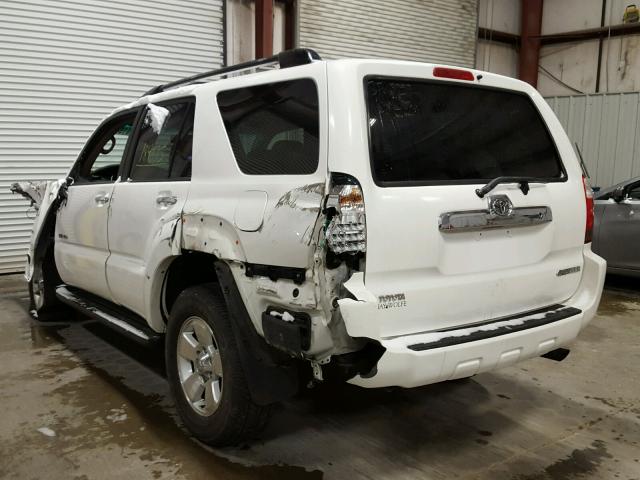 JTEBU14R870119741 - 2007 TOYOTA 4RUNNER SR WHITE photo 3