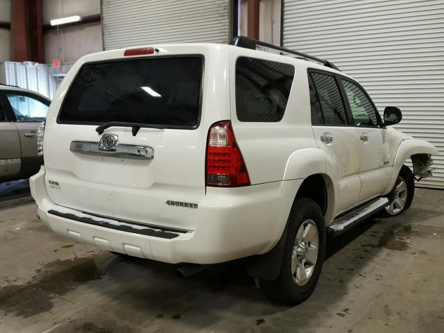 JTEBU14R870119741 - 2007 TOYOTA 4RUNNER SR WHITE photo 4