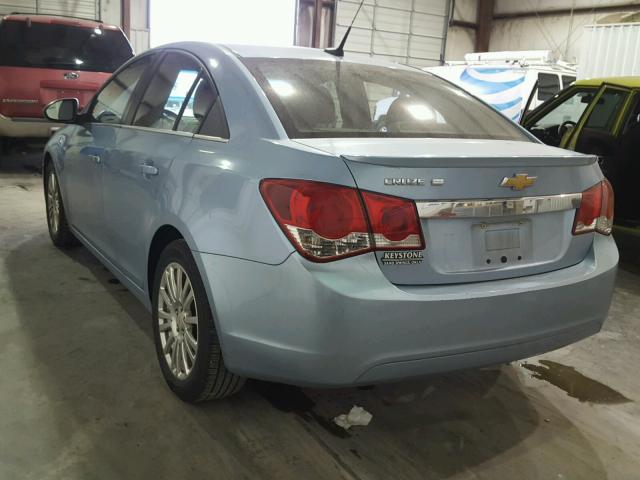 1G1PK5SC4C7112110 - 2012 CHEVROLET CRUZE ECO BLUE photo 3