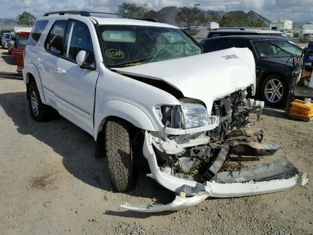 5TDZT34A27S295841 - 2007 TOYOTA SEQUOIA SR WHITE photo 1