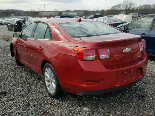 1G11G5SX8DF336434 - 2013 CHEVROLET MALIBU 3LT RED photo 3