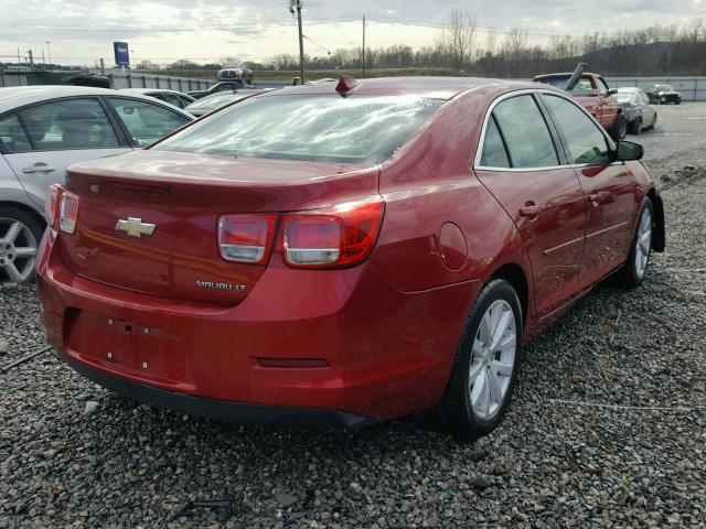 1G11G5SX8DF336434 - 2013 CHEVROLET MALIBU 3LT RED photo 4