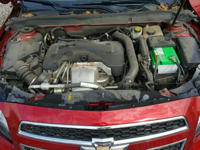 1G11G5SX8DF336434 - 2013 CHEVROLET MALIBU 3LT წითელი ფოტო 7