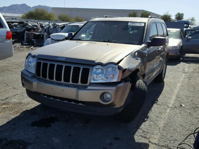 1J4HR48N25C627900 - 2005 JEEP GRAND CHER TAN photo 2