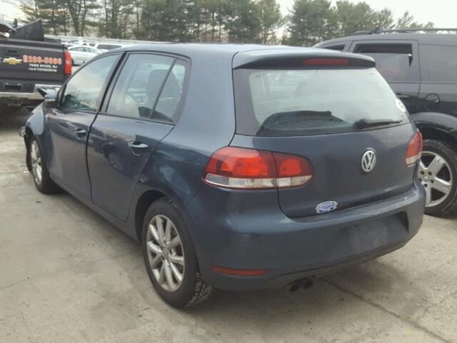 WVWDB7AJXCW297985 - 2012 VOLKSWAGEN GOLF 蓝色 照片 3