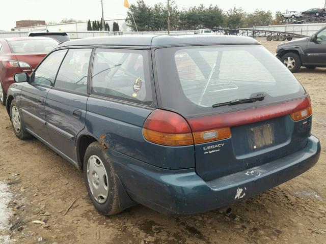 4S3BK4256X6310289 - 1999 SUBARU LEGACY BRI GREEN photo 3