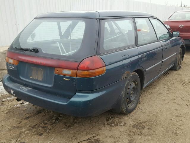 4S3BK4256X6310289 - 1999 SUBARU LEGACY BRI GREEN photo 4