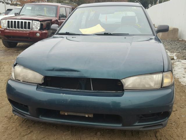 4S3BK4256X6310289 - 1999 SUBARU LEGACY BRI GREEN photo 9