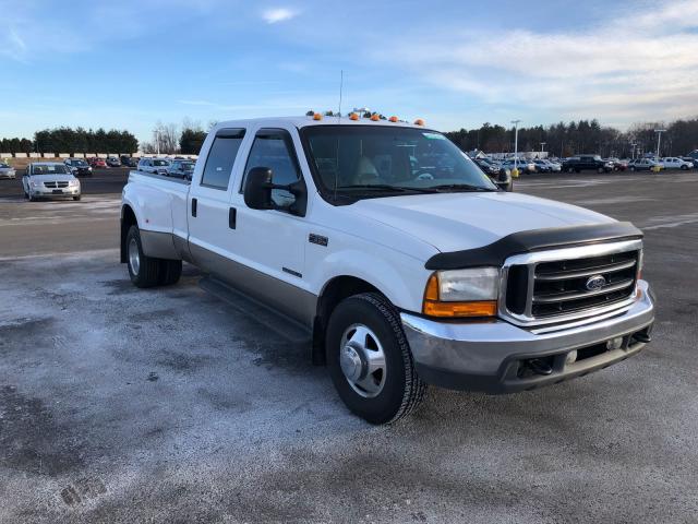 1FTWW32F01EA40370 - 2001 FORD F350 SUPER WHITE photo 1