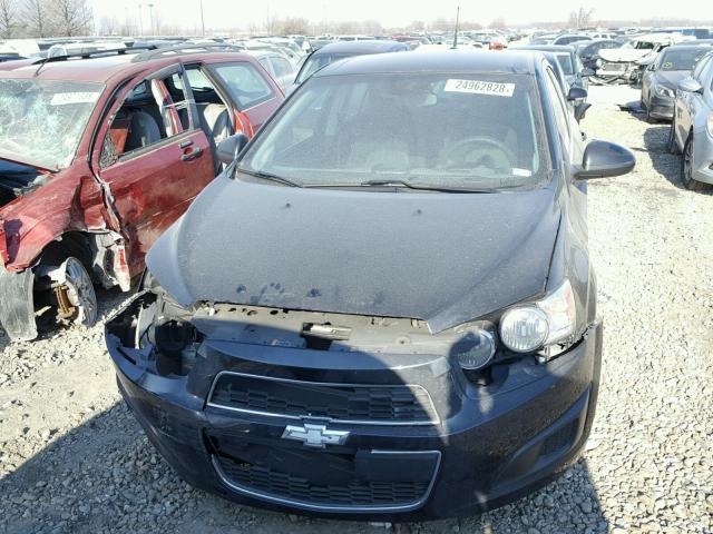 1G1JC5SB8D4189558 - 2013 CHEVROLET SONIC LT BLACK photo 9