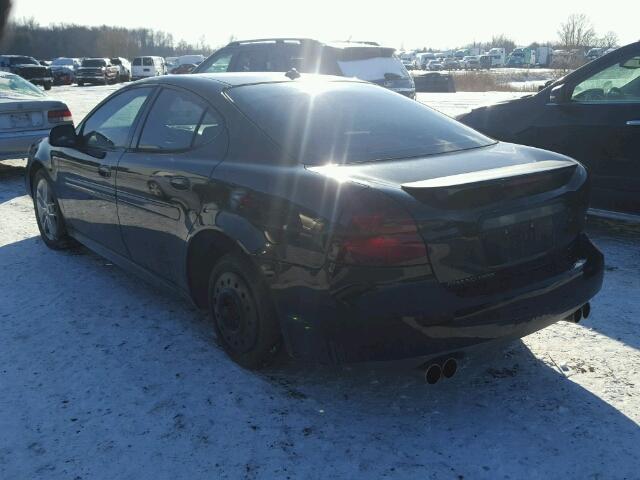 2G2WS522641109819 - 2004 PONTIAC GRAND PRIX BLACK photo 3