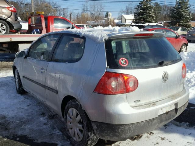 WVWBB71K49W048803 - 2009 VOLKSWAGEN RABBIT SILVER photo 3