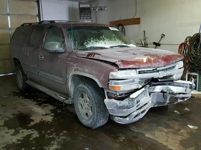 1GNFK16T51J155769 - 2001 CHEVROLET SUBURBAN K RED photo 1