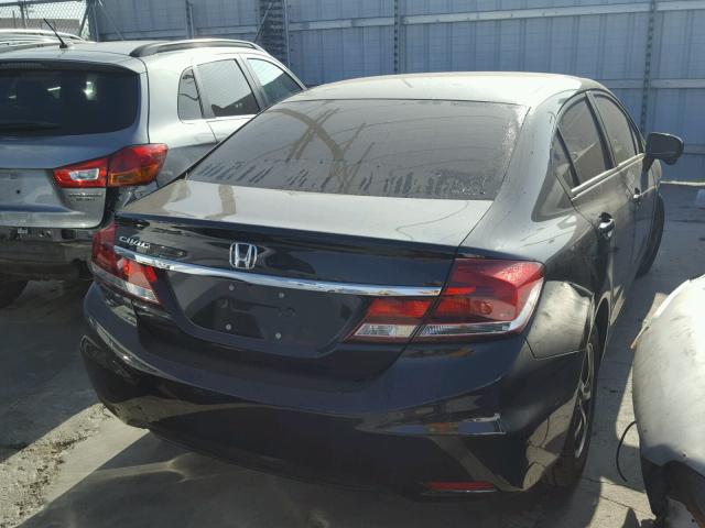 19XFB2F72FE265278 - 2015 HONDA CIVIC SE BLACK photo 4