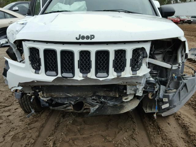 1C4NJCBA1ED680047 - 2014 JEEP COMPASS SP WHITE photo 9