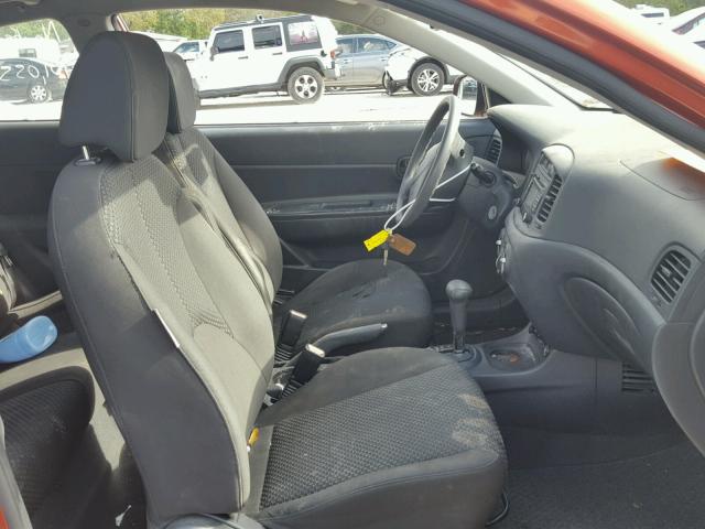 KMHCM3AC9AU182380 - 2010 HYUNDAI ACCENT BLU RED photo 5