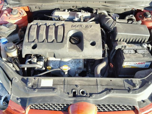 KMHCM3AC9AU182380 - 2010 HYUNDAI ACCENT BLU RED photo 7