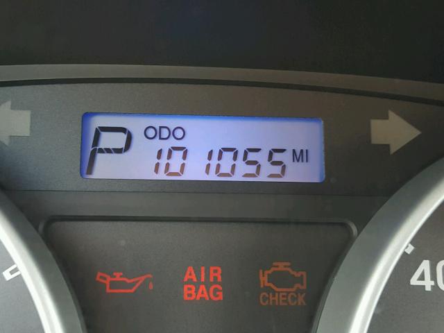 KMHCM3AC9AU182380 - 2010 HYUNDAI ACCENT BLU RED photo 8