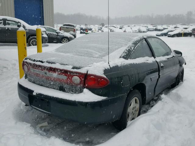 1G1JC12F437319389 - 2003 CHEVROLET CAVALIER GREEN photo 4