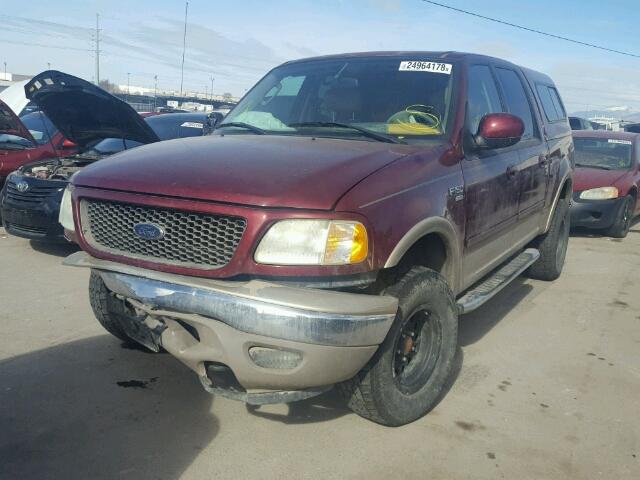 1FTRW08L13KA57062 - 2003 FORD F150 SUPER BURGUNDY photo 2