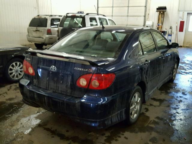 1NXBR32E65Z564725 - 2005 TOYOTA COROLLA CE BLUE photo 4