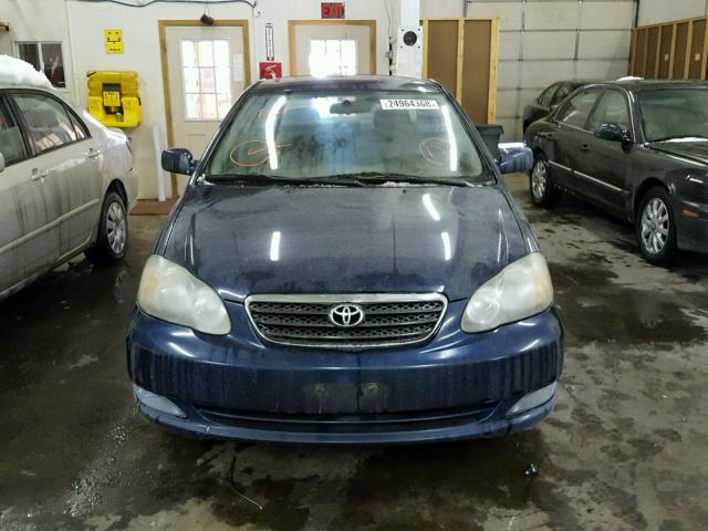 1NXBR32E65Z564725 - 2005 TOYOTA COROLLA CE BLUE photo 9