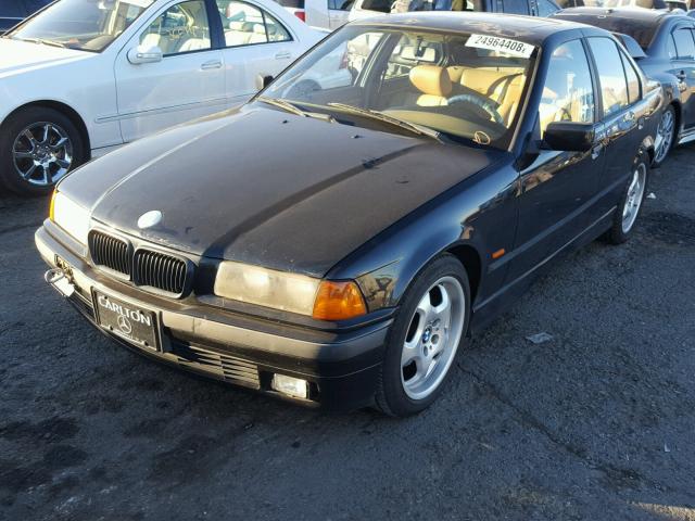 WBACD4320VAV50240 - 1997 BMW 328 I AUTO BLACK photo 2